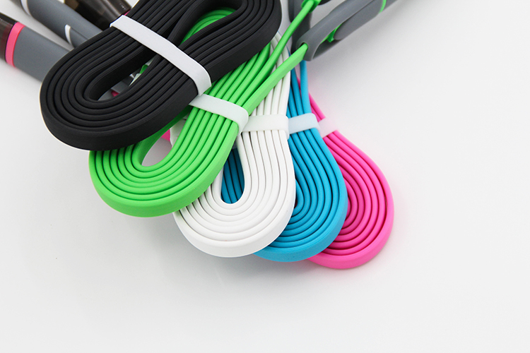 2 in 1 flat usb cable