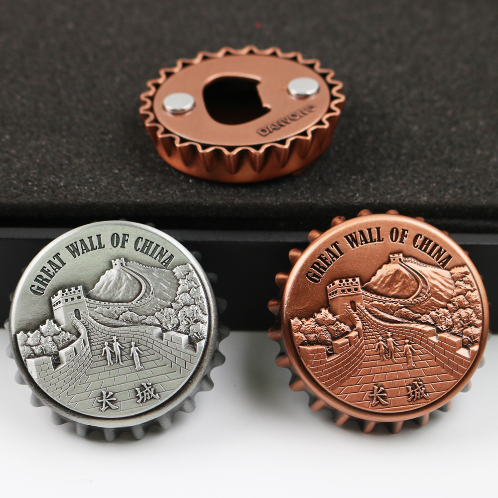 Great Wall Refrigerator Magnet Bottle Opener
