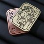 Skull Design Pushing Card Fidget Toy